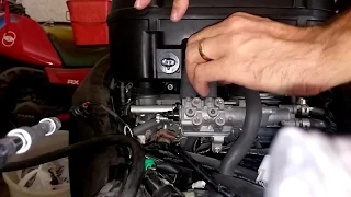How to Adjust Throttle Position Sensor ( TPS ) Yamaha FZ6 - eliminate ON-OFF