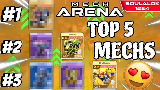 Mech Arena TOP 5 Mechs 🔥 | Mech Arena Best Mechs In 2023 - Mech Arena