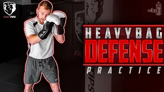 How to Practice Defense on a Heavybag