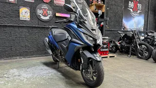 Kymco Ak 550 com barulho de rolamento, defeito  no câmbio.