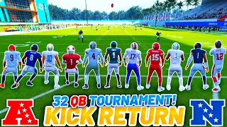 32 TEAM QB KICK RETURN TOURNAMENT!! Who Will Win It All?