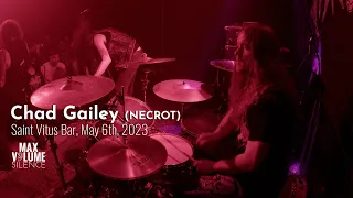 Chad Gailey (NECROT) Drum Cam, Saint Vitus Bar, May 6th, 2023 (FULL SET)