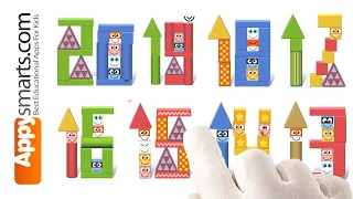 Countdown Numbers from 20 with Pango Blocks  - app demo by Appysmarts