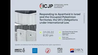 Responding to Apartheid in Israel and the Occupied Palestinian territories