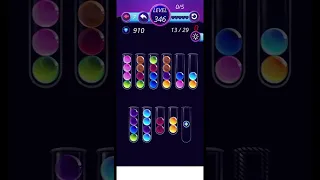 solution ball colors sorting game challenge level 346