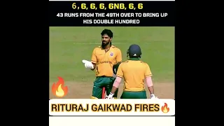 RITURAJ GAIKWAD 7sixes