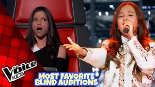 MOST FAVORITE Blind Auditions in The Voice Kids