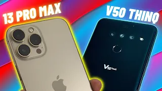 LG V50 ThinQ , 13 Pro Max Video Camera Comparison