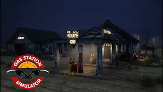Turning Around A Little Gas Station ~ Gas Station Simulator Demo