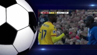 Cristian Benteke fun Moment with Sako