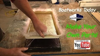 Making A New Fiberglass Hatch From A Mold