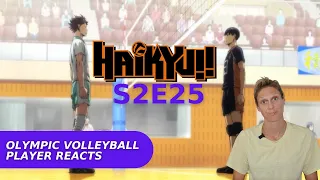 Olympic Volleyball Player Reacts to Haikyuu!! S2E25: "Declaration of War"