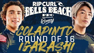 Griffin Colapinto vs Kanoa Igarashi | Rip Curl Pro Bells Beach - Round of 16 Heat Replay