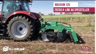 2925D K-Line AG Speedtiller with a Maxxum 125