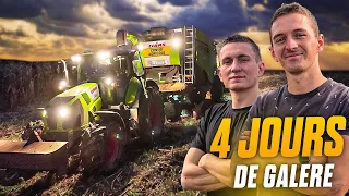 4 JOURS DE MAÏS CHEZ MARC ! Lexion embourbé !