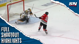 Vegas Golden Knights at Chicago Blackhawks | FULL Shootout Highlights