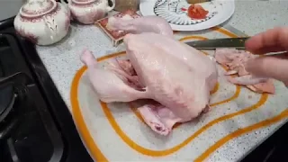 Курица на соли