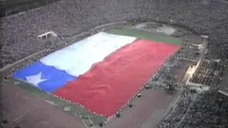 Himno de Chile   Estadio Nacional 12 de Marzo de 1990