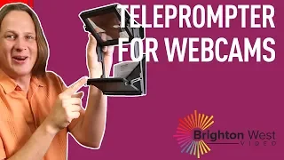 Teleprompter for Webcams