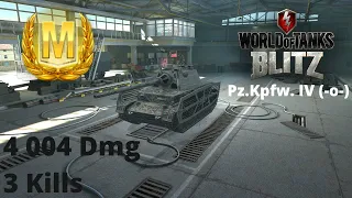 Pz. Kpfw. IV (-o-) | 4004 Dmg, 3 Kills - World of Tanks Blitz