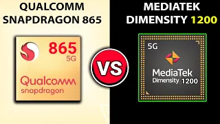 🔥 Dimensity 1200 Vs Snapdragon 865 | 🤔Which Better? | Mediatek Dimensity 1200 Vs Snapdragon 865