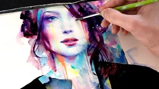 【WATERCOLOR PORTRAIT】 With Her Strength