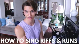 How to Sing Riffs and Runs (vocal agility exercise) - learn how to sing w/ Justin