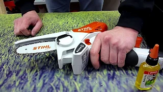 АККУМУЛЯТОРНЫЙ СУЧКОРЕЗ STIHL GTA 26. ОБЗОР и ТЕСТ аккумуляторной минипилы.