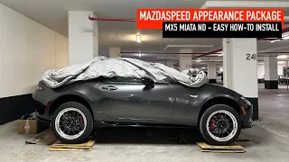 Installing The Mazdaspeed Appearance Package On My ND MX-5 Miata