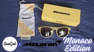 SunGod x McLaren F1 Team Sierras Monaco Edition Sunglasses Unboxing & Try On
