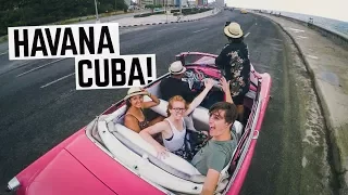 Exploring Havana BY CONVERTIBLE! - Cuba Vlog Day 9