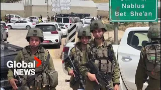 Israeli forces at scene of West Bank shooting attack after 2 people killed