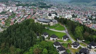 Velika Kladuša Stari grad Dron snimak 4k video 09 maj 2022  Dji mini mavic 2 @amelbesirevicbih