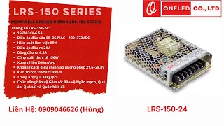 Unbox LRS-150-24 Nguồn Meanwell Chính Hãng - Liên Hệ Zalo 0909046626 (Hùng)