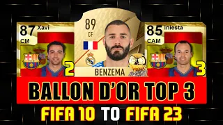 FIFA 23 | BALLON D'OR FIFA TOP 3 NOMINATES! FIFA 10 TO FIFA 23!