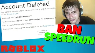 Roblox BAN SPEEDRUN *WR* Any%