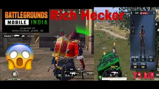 😱 OMG 73 kills || Hacker in bgmi || Rich Hecker