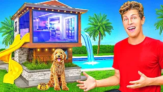 I BUILT A $25,000 DREAM DOG HOUSE!!