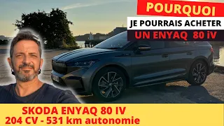 TEST: J’ai testé pour vous le SKODA ENYAQ IV 80, pourrais-je l’acheter?