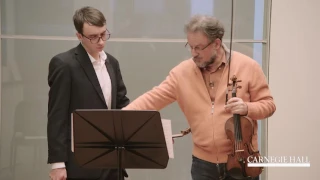 Berliner Philharmoniker Violin Master Class: Mozart, Symphony No. 39