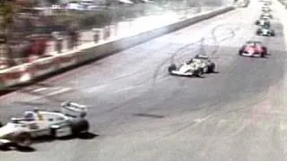 Keke Rosberg spin West USA GP 1983