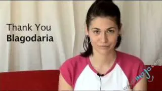 Bulgarian Translations - How To Say Thank You