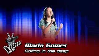 Maria Gomes - "Rolling In The Deep" | Prova Cega | The Voice Kids