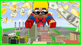 SÜPER KAHRAMAN EFEKAN TÜM ŞEHRİ SATIN ALDI! 🤑 - Minecraft ZENGİN FAKİR HAYATI