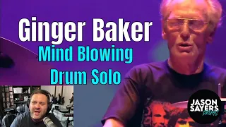 Drummer reacts to Ginger Baker - Mind Blowing Drum Solo