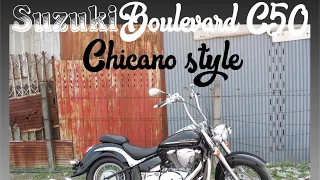 Boulevard c50 / งบไม่ถึง40,000 กับการ custom ทรง chicano / @bugbikeshop_exhaust