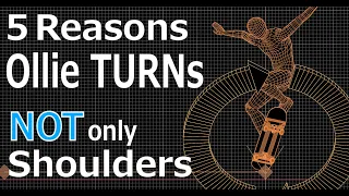 Why does your Ollie turn? - 5 Reasons your Ollie turns NOT ONLY shoulders #skateboarding  #ollie