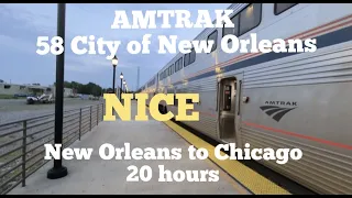 AMTRAK 58 City of New Orleans to Chicago! The scenery was really beautiful.