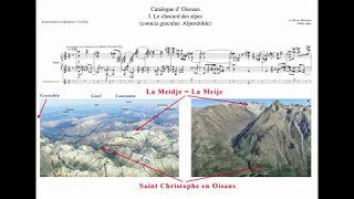 Olivier Messiaen, Catalogue d'oiseaux, I. Le Chocard des Alpes (Dohle)