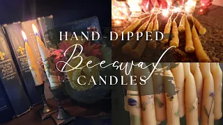 Make Hand-dipped Beeswax Candles with Me